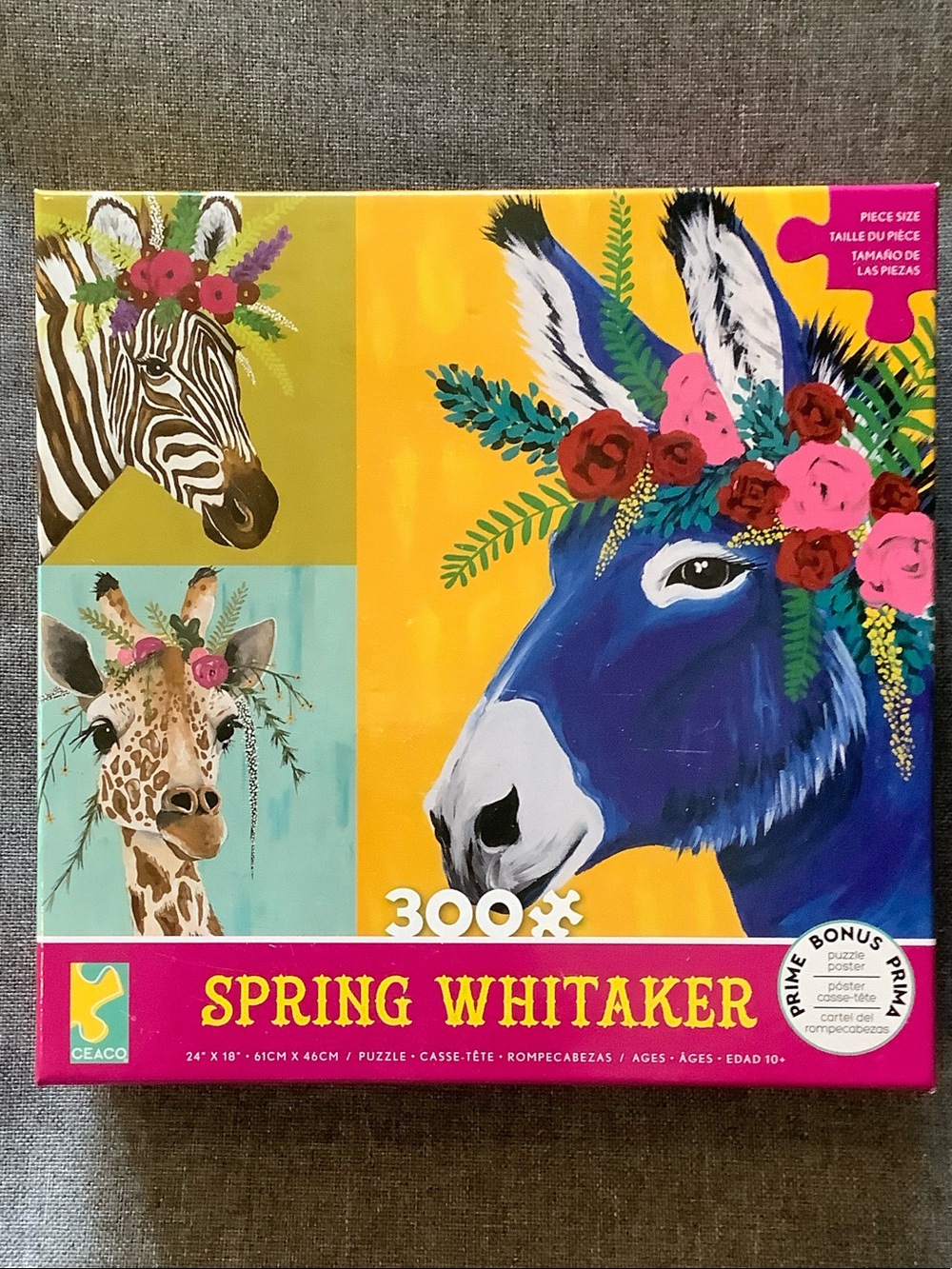 Spring Whitaker - Aster, Stella and Jose 300-Piece Puzzle by Ceaco